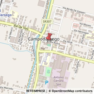 Mappa Via Roma, 12, 35011 Campodarsego, Padova (Veneto)