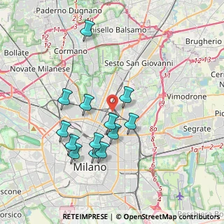 Mappa Piazza Greco, 20125 Milano MI, Italia (3.52385)
