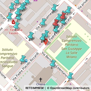 Mappa Via Padre Placido Riccardi, 20132 Milano MI, Italia (0.08571)