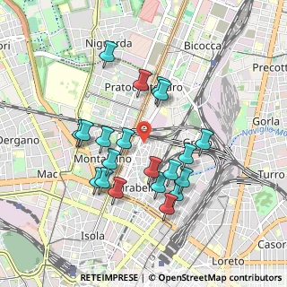 Mappa Via Oreste Cipriani, 20125 Milano MI, Italia (0.852)