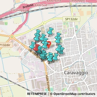 Mappa Via Claudio Monteverdi, 24043 Caravaggio BG, Italia (0.272)