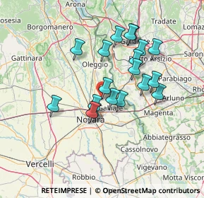 Mappa Via Padre Reginaldo Giuliani, 28062 Cameri NO, Italia (11.93316)