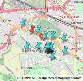 Mappa Via Parabiago, 20151 Milano MI, Italia (0.701)