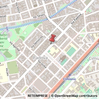 Mappa Via Padova, 183, 20127 Milano, Milano (Lombardia)