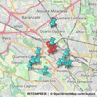 Mappa Via Mario Pannunzio, 20156 Milano MI, Italia (1.67333)