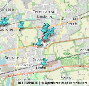 Mappa Via Cesare Battisti, 20096 Pioltello MI, Italia (1.53)