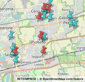 Mappa Via Nazario Sauro, 20096 Pioltello MI, Italia (2.34)