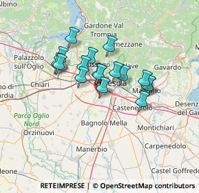 Mappa 25131 Brescia BS, Italia (10.33706)