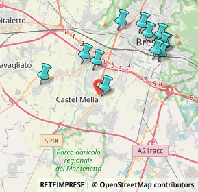 Mappa 25131 Brescia BS, Italia (4.5175)