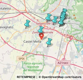 Mappa 25131 Brescia BS, Italia (3.95917)
