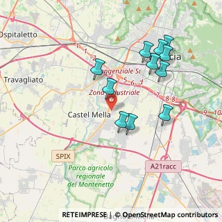 Mappa 25131 Brescia BS, Italia (3.69727)