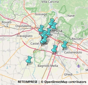 Mappa 25131 Brescia BS, Italia (3.87091)