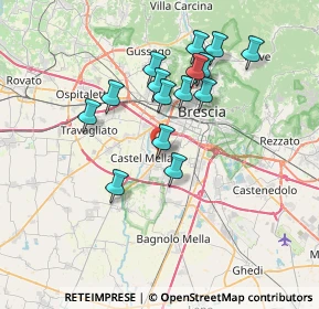 Mappa 25131 Brescia BS, Italia (6.38533)