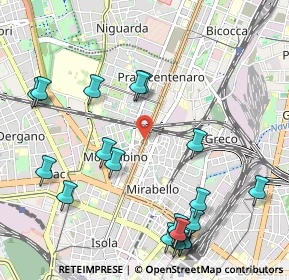 Mappa Viale Testi Fulvio, 20159 Milano MI, Italia (1.2735)