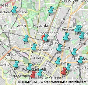 Mappa Istria, 20159 Milano MI, Italia (2.6325)