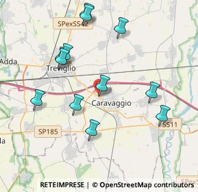 Mappa Via Treviglio, 24043 Caravaggio BG, Italia (4.00333)