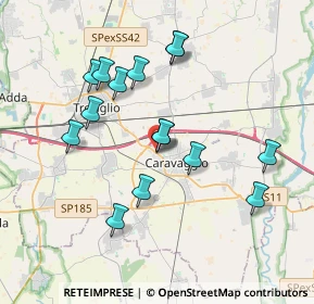 Mappa Via Treviglio, 24043 Caravaggio BG, Italia (3.51267)