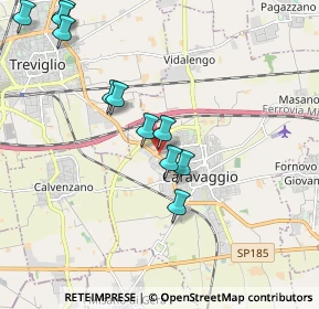 Mappa Via Treviglio, 24043 Caravaggio BG, Italia (2.21667)