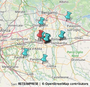 Mappa Via Treviglio, 24043 Caravaggio BG, Italia (8.075)