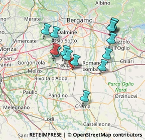 Mappa Via Treviglio, 24043 Caravaggio BG, Italia (13.94733)