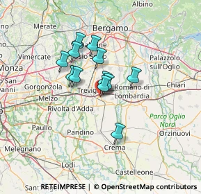 Mappa Via Treviglio, 24043 Caravaggio BG, Italia (9.32083)