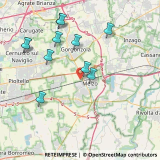 Mappa Cascina San Carlo, 20066 Melzo MI, Italia (4.43091)