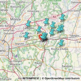 Mappa Cascina San Carlo, 20066 Melzo MI, Italia (5.13667)
