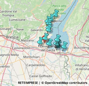 Mappa Via Adige, 25080 Padenghe Sul Garda BS, Italia (8.99333)