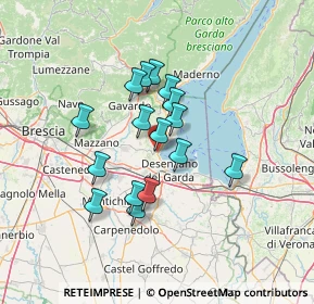 Mappa Via Adige, 25080 Padenghe Sul Garda BS, Italia (10.67625)