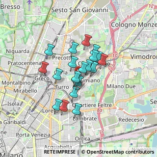 Mappa Via Paruta Paolo, 20127 Milano MI, Italia (1.227)