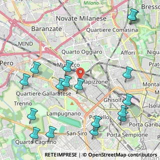 Mappa Via Giovanni Maria Bicetti De Buttinoni, 20156 Milano MI, Italia (2.76529)