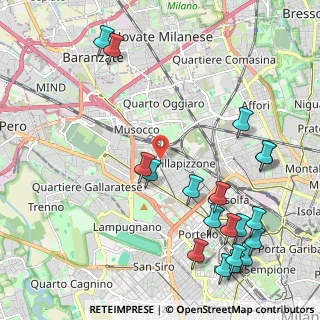 Mappa Via Giovanni Maria Bicetti De Buttinoni, 20156 Milano MI, Italia (2.72421)