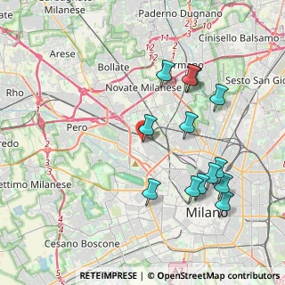 Mappa Via Giovanni Maria Bicetti De Buttinoni, 20156 Milano MI, Italia (4.15615)