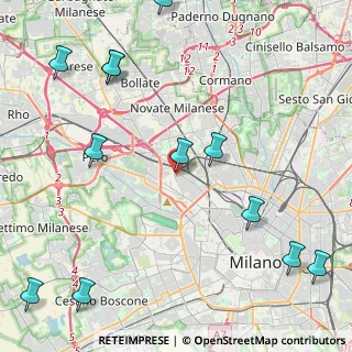Mappa Via Giuseppe Montanelli, 20156 Milano MI, Italia (5.905)