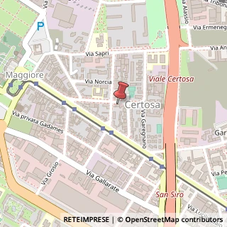 Mappa Via Vilfredo Pareto, 11, 20156 Milano, Milano (Lombardia)