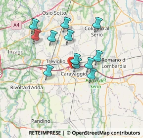 Mappa Via Guido Galli, 24043 Caravaggio BG, Italia (5.98)