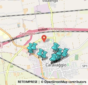 Mappa Via Guido Galli, 24043 Caravaggio BG, Italia (0.905)