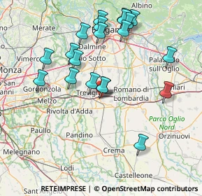 Mappa Via Guido Galli, 24043 Caravaggio BG, Italia (15.9065)
