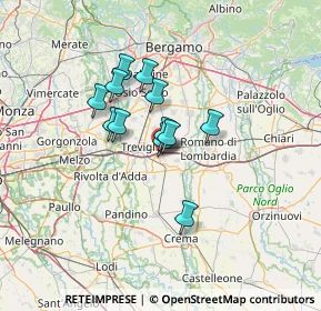 Mappa Via Guido Galli, 24043 Caravaggio BG, Italia (9.27333)