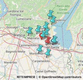 Mappa Via Fantoni, 25081 Bedizzole BS, Italia (8.7225)