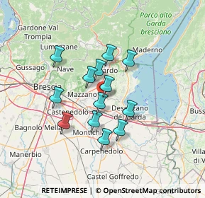 Mappa Via Fantoni, 25081 Bedizzole BS, Italia (10.53923)