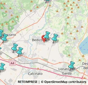 Mappa Via Fantoni, 25081 Bedizzole BS, Italia (6.3125)