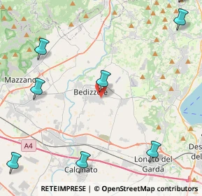 Mappa Via Fantoni, 25081 Bedizzole BS, Italia (7.14833)