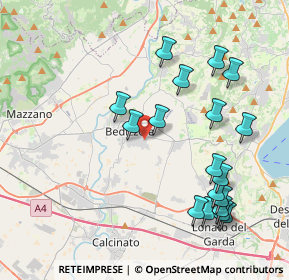 Mappa Via Monsignor Melchiori, 25081 Bedizzole BS, Italia (4.34833)