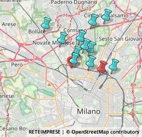 Mappa Via Schiaffino, 20158 Milano MI, Italia (2.95917)