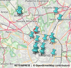 Mappa Via Schiaffino, 20158 Milano MI, Italia (4.2385)