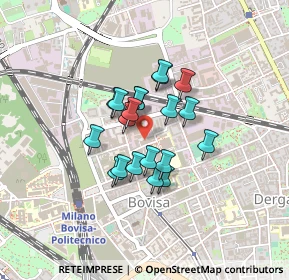 Mappa Via Schiaffino, 20158 Milano MI, Italia (0.287)
