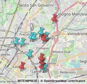 Mappa Via Rovigo, 20132 Milano MI, Italia (1.65867)