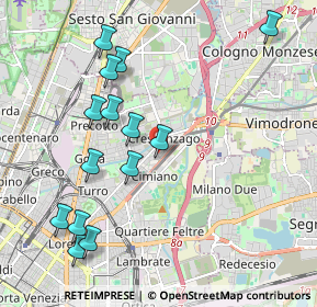 Mappa Via Rovigo, 20132 Milano MI, Italia (2.19143)