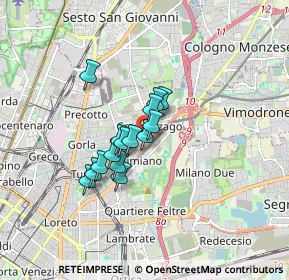 Mappa Via Rovigo, 20132 Milano MI, Italia (1.114)